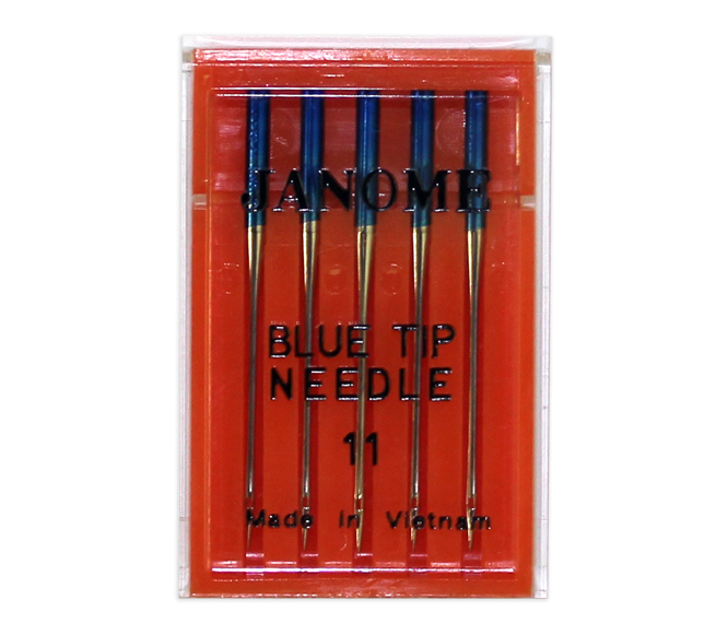 Janome Machine Needles Blue Tip Needles Size 11 by Janome Sewing